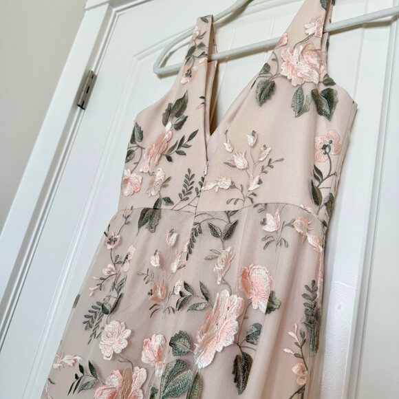 Like new! Jenny Yoo Bridesmaid Dress Tatum in Enchanted Floral Soft Blush - Picture 5 of 7